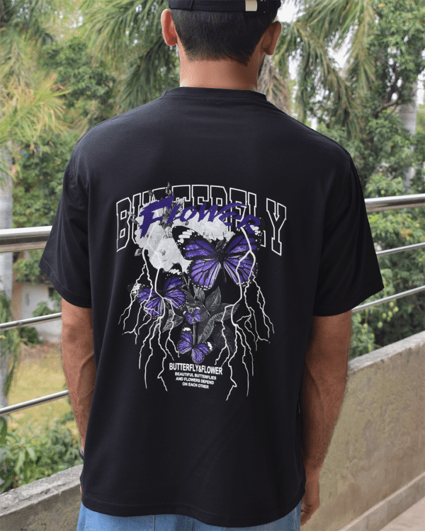 Butterfly & Flower T-Shirt